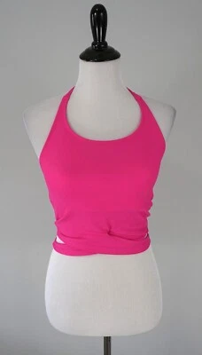 Top de traje de baño con halter y lazo rosa Coral Reef talla 4 6 Foto 1 de 4