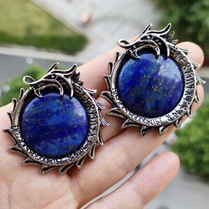 10pcs Lapis Lazuli Gems stone Dragon Pendants Magic Reiki Healing Amulet