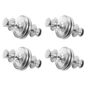Curtain Magnets Closure, Detachable Round Magnetic Curtain Clips, 0.67" 4 Pair