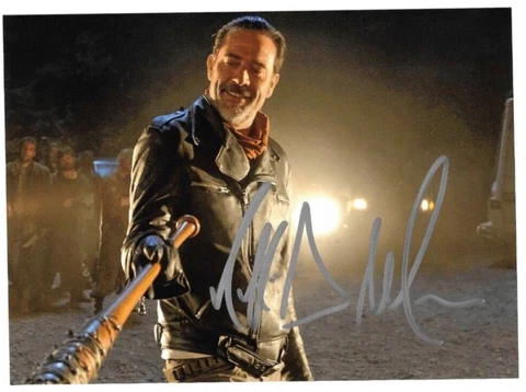 JEFFREY DEAN MORGAN  Hand-Signed 7x5" Autograph (THE WALKING DEAD: Negan) w/COA Cover