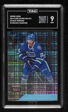 2014 Fleer Showcase Skybox Premium Sparkling Diamond /5 Henrik Sedin TAG 9 MINT