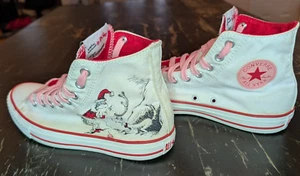 Converse Dr Seuss How The Grinch Stole Christmas Womens Sneakers Size 10 w ISSUE - Picture 1 of 12
