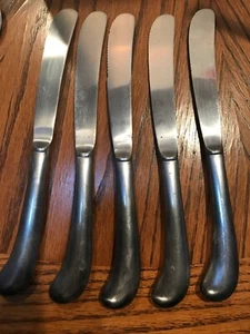 5 Rogers Co Jefferson Manor Stainless Pistol Handle Korea Blunt Hollow Knife - Picture 1 of 3