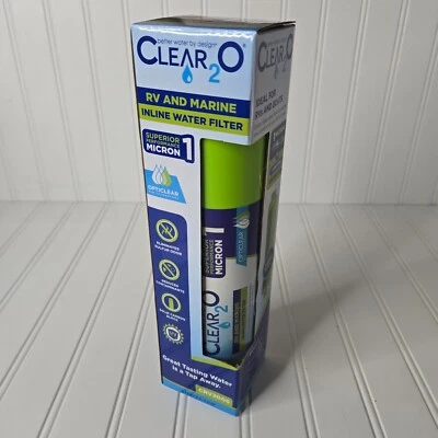 Clear2O CRV2006 RV and Marine Inline Water Filter - Image 1 of 3