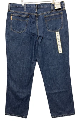 Pantalones de mezclilla CINCH etiqueta verde para hombre 38x30 relajados tiro original pierna cónica piedra oscura Foto 1 de 4