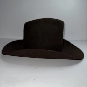 Sombrero de Vaquero Resistol XXX Castor Autoconformable Talla 7 1/8 Marrón De Colección - Imagen 1 de 12