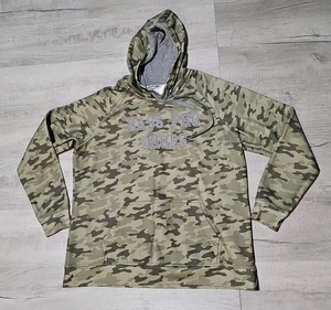 Bass Pro Shops Hoodie Herren XL Pullover Sweatshirt Grafik Fisch gesticktes Logo - Bild 1 von 6