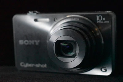 [US Duty Paid] Sony Cyber Shot DSC-WX100 Silver Compact Digital Camera 7185 - Image 1 of 4