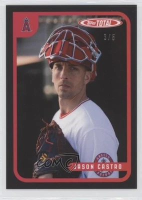 2020 Topps Total Black /5 Jason Castro #125 - Image 1 of 2