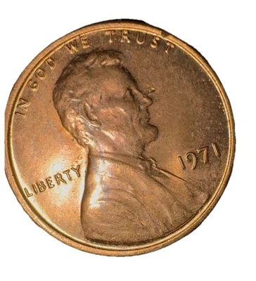 Rare!  1971 Lincoln Memorial Penny Error Doubled Die Obverse DDO & DDR - Image 1 of 4