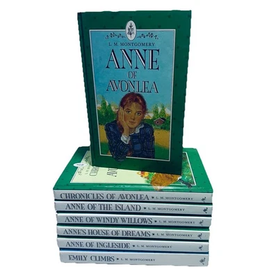 LM Montgomery 1990s Hardcover Books x 7 Anne of Ingleside Chronicles of Avonlea - image 1 of 4