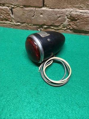 NOS Original 1937 Ford Left Tail Light Bucket Assembly DUOLAMP - Image 1 of 4