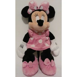 Minnie Mouse Plush Toy 18" Authentic Tag Disneyland Parks Walt Disney World Pink - Picture 1 of 8
