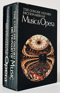 The Concise Oxford Dictionaries of Music & Opera Two Book Box Set 1977 Paperback - Picture 1 of 10