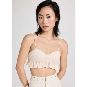 Agua Bendita Mae Tout Crop Top Ivory Size M NEW - Bild 1 von 20