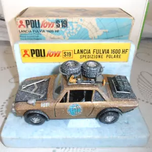 POLITOYS ART. S 19 RARE "LANCIA FULVIA 1600HF SPEDIZIONE POLARE" BOX ORIGINALE - Foto 1 di 9