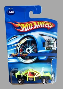 Hot Wheels  ROLL CAGE #146 Neon Yellow Factory Sealed 2006 Set 1:64 #J8007 OR5SP - Picture 1 of 14