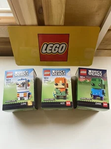 Lego Brickheadz 40624 40625 40626 Minecraft Llama, Alex & Zombie - Picture 1 of 2