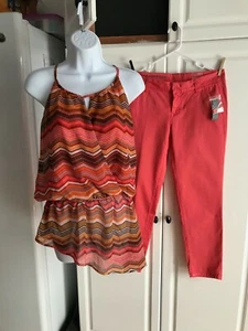 NUEVO Pantalones Cortos Juniors Boyfriend Talla 4 con Camisa Talla Grande Varios Colores - Imagen 1 de 10