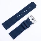 23Mm 24Mm Silicone Rubber Watch Band Strap Fits For Cartier Calibre Wsca0006