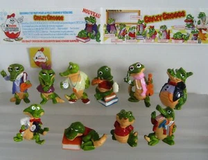 KINDER FERRERO SURPRISE SERIE COMPLETA CROCOS COCCODRITTI +CARTINA (EU) TOP RAR