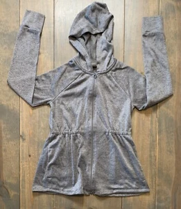 Old Navy Active go-Dry Girl's Full Zipper Hoodie Jacket Drawstring Waist L 10-12 - Picture 1 of 9