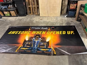 Miller Geniune Draft Beer Drag Racing Dragster Paper Billboard - Meas. 11' x 5' - Picture 1 of 9
