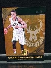 2016 PANINI GOLD STANDARD BUCKS GIANNIS ANTETOKOUNMPO RARE PRIZM CARD  #'D 44/79