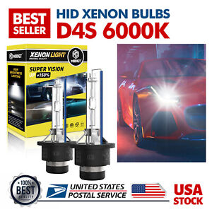 2PCS Genuine D4S Xenon HID Headlight Bulbs 6000K Kit For Lexus GS450h 2007-2015