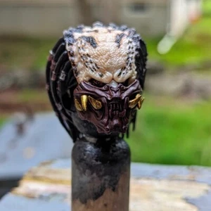 Máscara Menpo Predator escala 1/12 personalizada NO LED ***HECHA A PEDIDO*** - Imagen 1 de 2