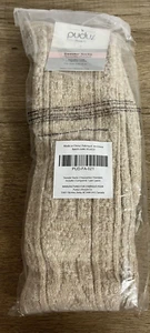 NUEVO CON ETIQUETAS Calcetines Suéter Pudus Mujer Hasta la Rodilla Beige Talla 6-10 - Imagen 1 de 3