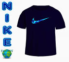 NIKE Boy&#39;s LEGEND WOODLAND CAMO Dri-FIT T-shirt LAGOON BLUE SIZE 4 NWT 86A-193