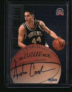 1997-98 Score Board Autographed #NNO Austin Croshere 1997 Rookies Platinum - Picture 1 of 2