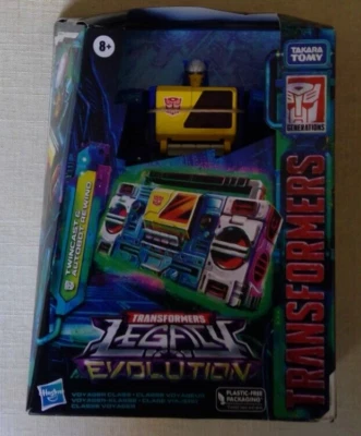 Transformers Legacy Evolution: Voyager Class Twincast & Rewind NEW Hasbro  - Image 1 of 3