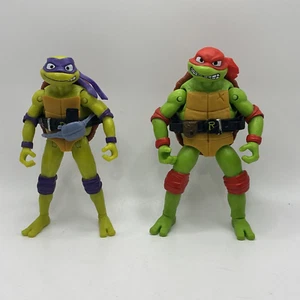 TMNT Mutant Mayhem Figures -Donatello & Raphael By Playmates 2023 - Picture 1 of 2