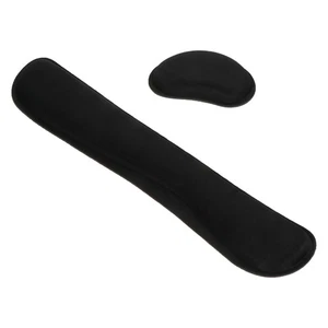 Memory Foam Wrist Guard Set Ergonomic Rest for Keyboard Mouse Pad - Afbeelding 1 van 12