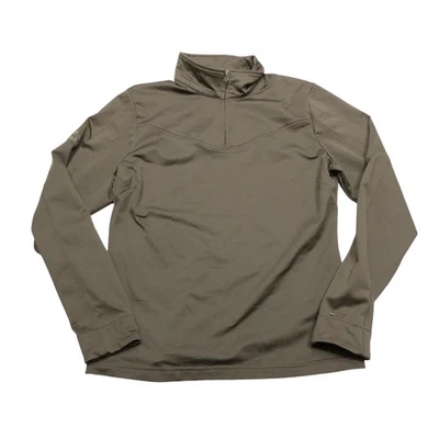 Nike Golf Pullover Mens Medium Olive 1/4 Zip FitDry Long Sleeve Giants Ridge - Image 1 of 4