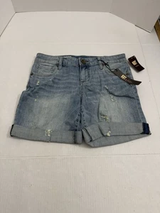 Pantalones Cortos Kut from the Kloth Catherine Boyfriend Talla 4 Azul Denim C99 - Imagen 1 de 13