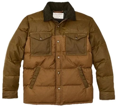 Chaqueta Filson Down Jac Shirt - XL - 20285039 Tostado Oscuro Caqui Encerada 650 Chaqueta de Ganso Foto 1 de 4