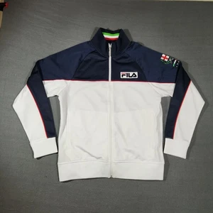 Chaqueta de Pista Fila Sport Italia Cremallera Completa Calentamiento Talla Mediana - Imagen 1 de 15