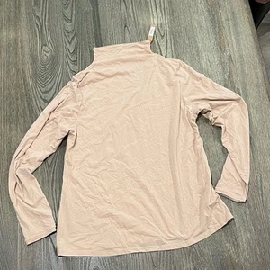 Nuevo con etiquetas Skims Fits Everybody Top Cuello Alto Manga Larga Pullover Elástico Mica 3X - Imagen 1 de 4