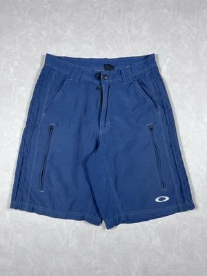 Pantalones Cortos Vintage Oakley Software Ventilación Técnica Talla Mediana Azul Foto 1 de 4