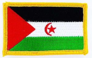 PARCHE Parche BANDERAS bandera Sáhara Occidental bandera 7x4.5cm - Imagen 1 de 1