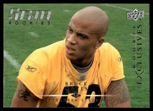 2008 Upper Deck Rookie Exclusives Bruce Davis Pittsburgh Steelers #RE7 - Picture 1 of 2