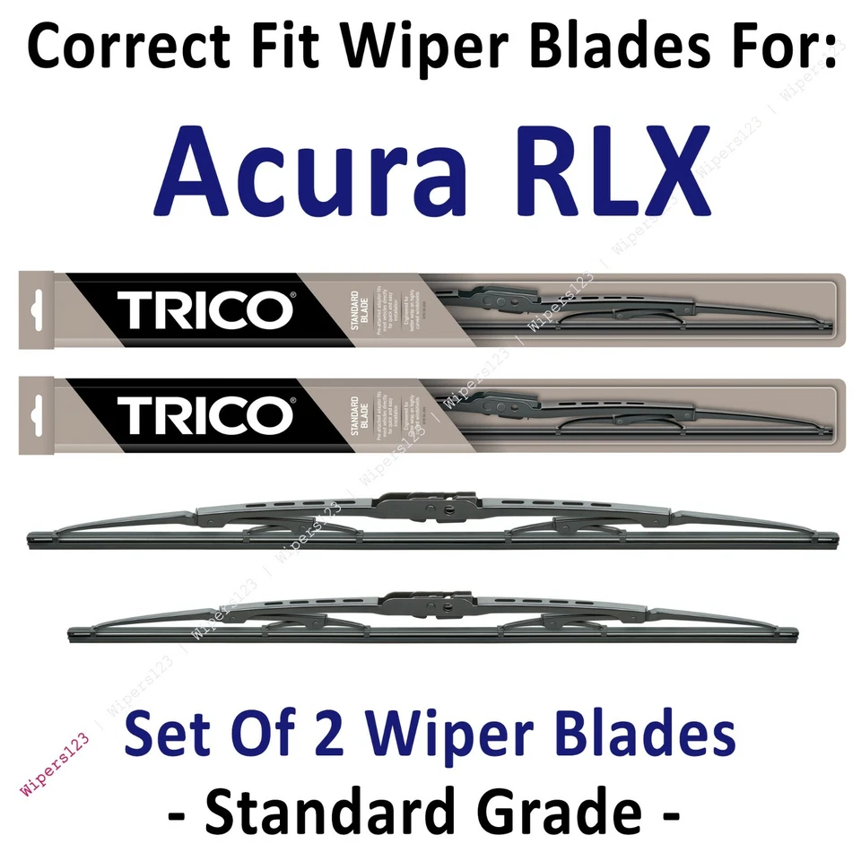 Wiper Blades 2-Pack Standard Wipers - fit 2014+ Acura RLX - 30260/200 - Image 1 of 1