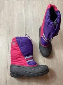 Botas de nieve para mujer SOREL Cub zapatos impermeables aislados rosa brillante talla 7 - Imagen 1 de 10