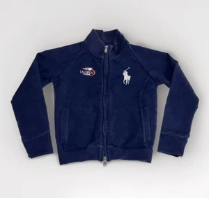POLO RALPH LAUREN 2009 Official US OPEN Ballperson Jacket Navy Jr KIDS Size 6 - Picture 1 of 13