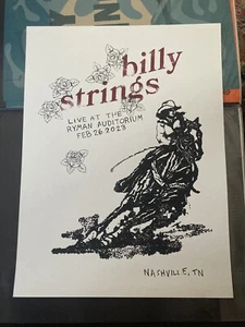 BILLY STRINGS IMOGENE AND WILLIE RYMAN PRINT + SHIRT 02/26/2023. SE - Picture 1 of 12