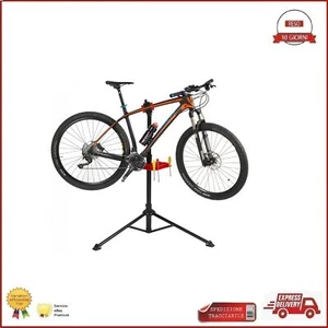 Cavalletto Lavoro Officina Bici Pieghevole Manutenzione Con Porta Attrezzi - Foto 1 di 3