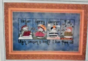 "SEASONS IN THE SNOW" #SF508 Cr. St. 'Snow Fun' Chart/Little River-rel. 2005-NLA - Picture 1 of 3